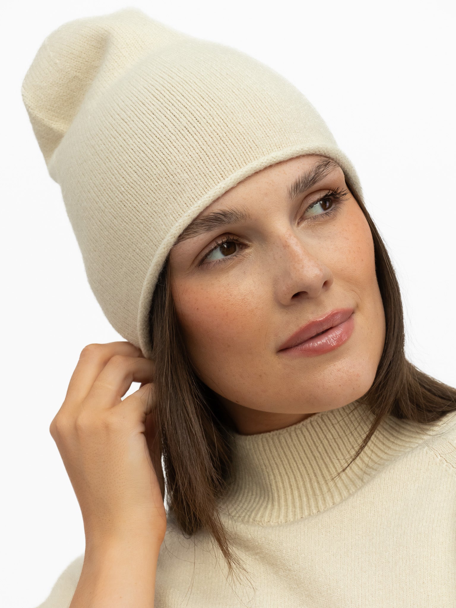 Italian Collection Hat One Size Hat in Latte