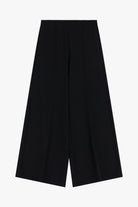 Italian Collection Trousers Palazzo Trousers High Waist Wide Leg in Black