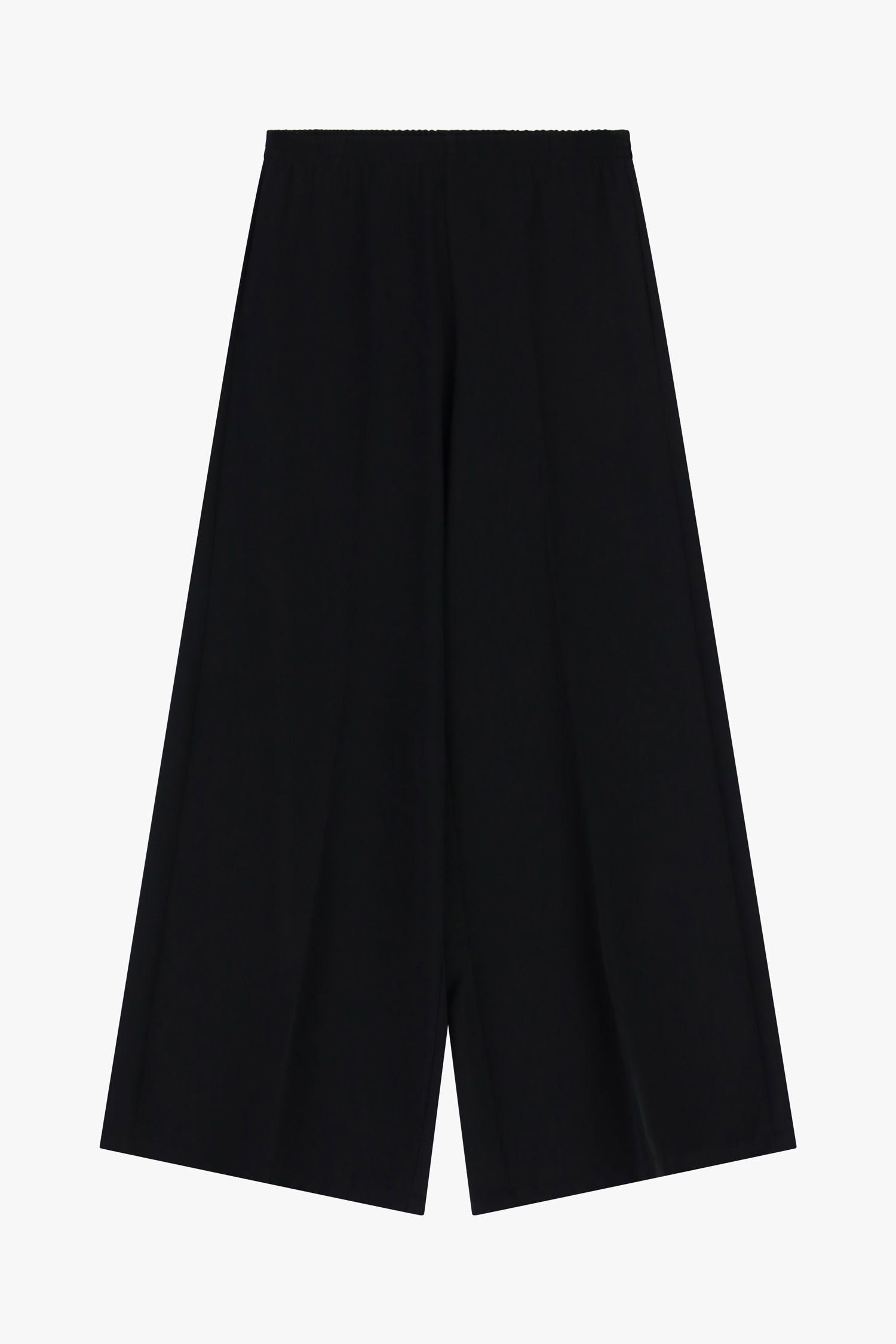 Italian Collection Trousers Palazzo Trousers High Waist Wide Leg in Black