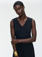 Jane Lushka Dress Almi Dress Technical Jersey in Black