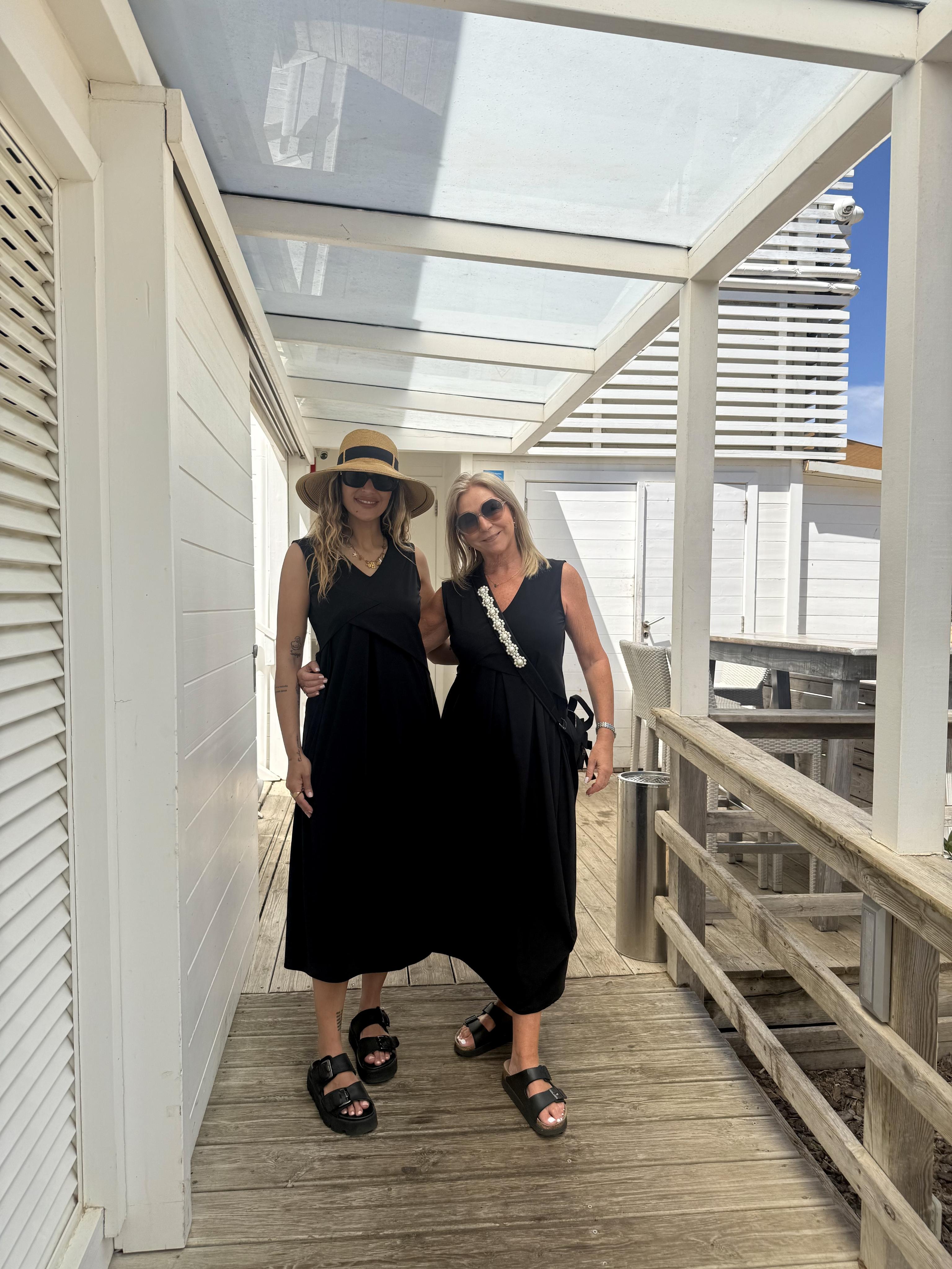 Jane Lushka Dress Almi Dress Technical Jersey in Black