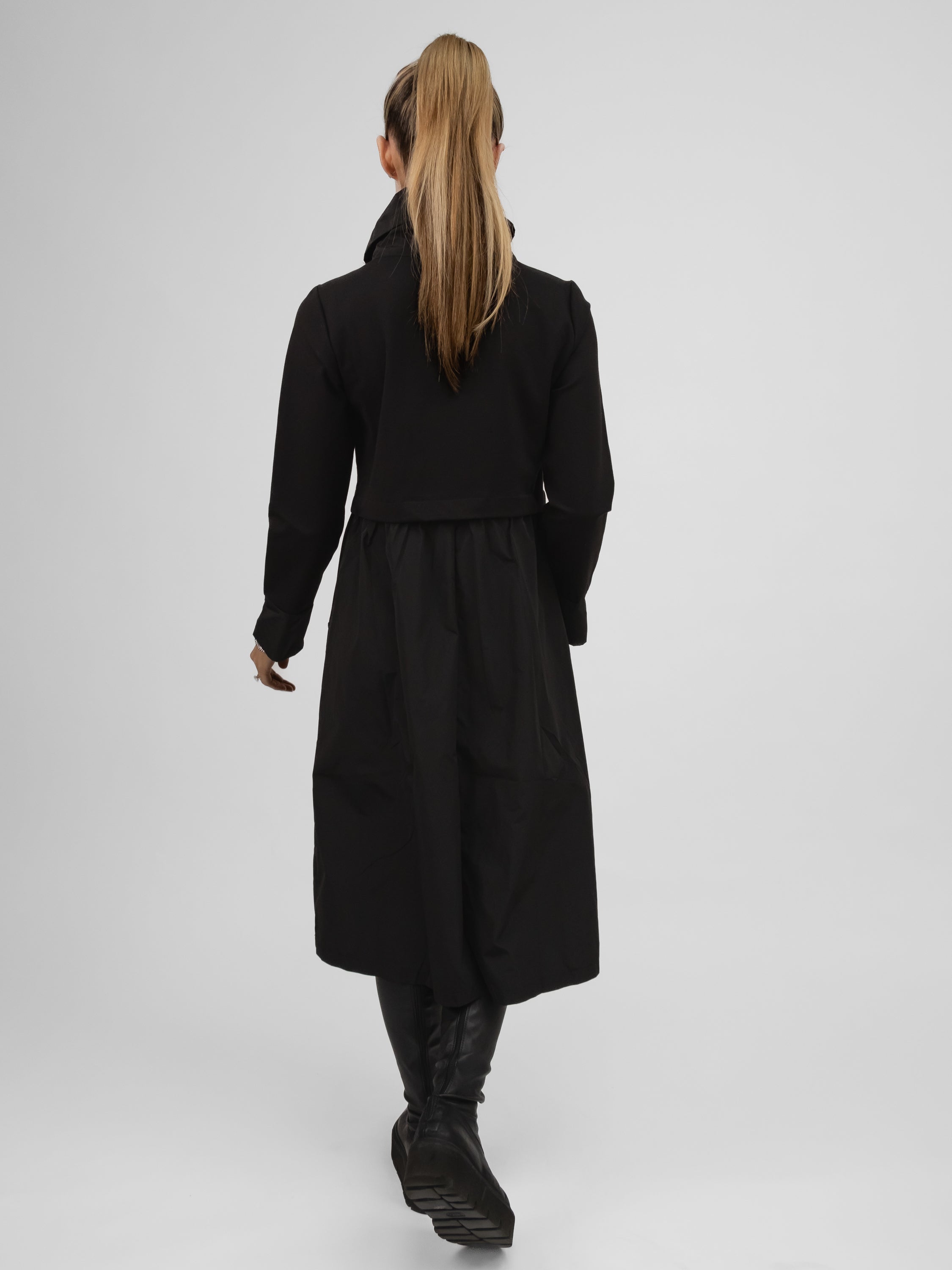 Jane Lushka Dress Ester Taffeta Dress in Black