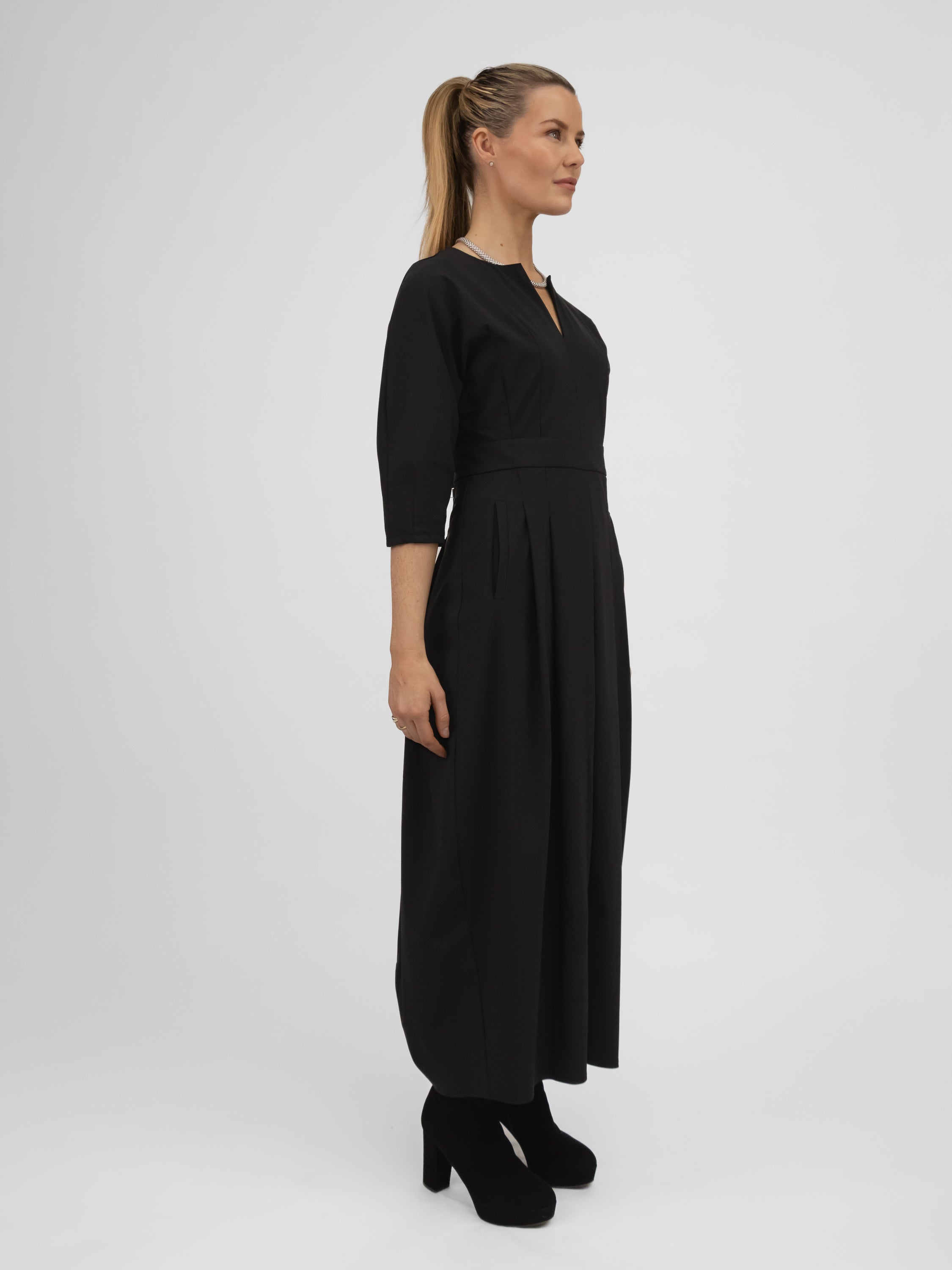 Jane Lushka Dress Gaara Dress Technical Jersey in Black