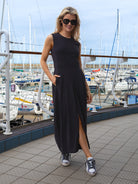 Jane Lushka Dress Jackie Sleeveless Structured Dress In Black From Jane Lushka