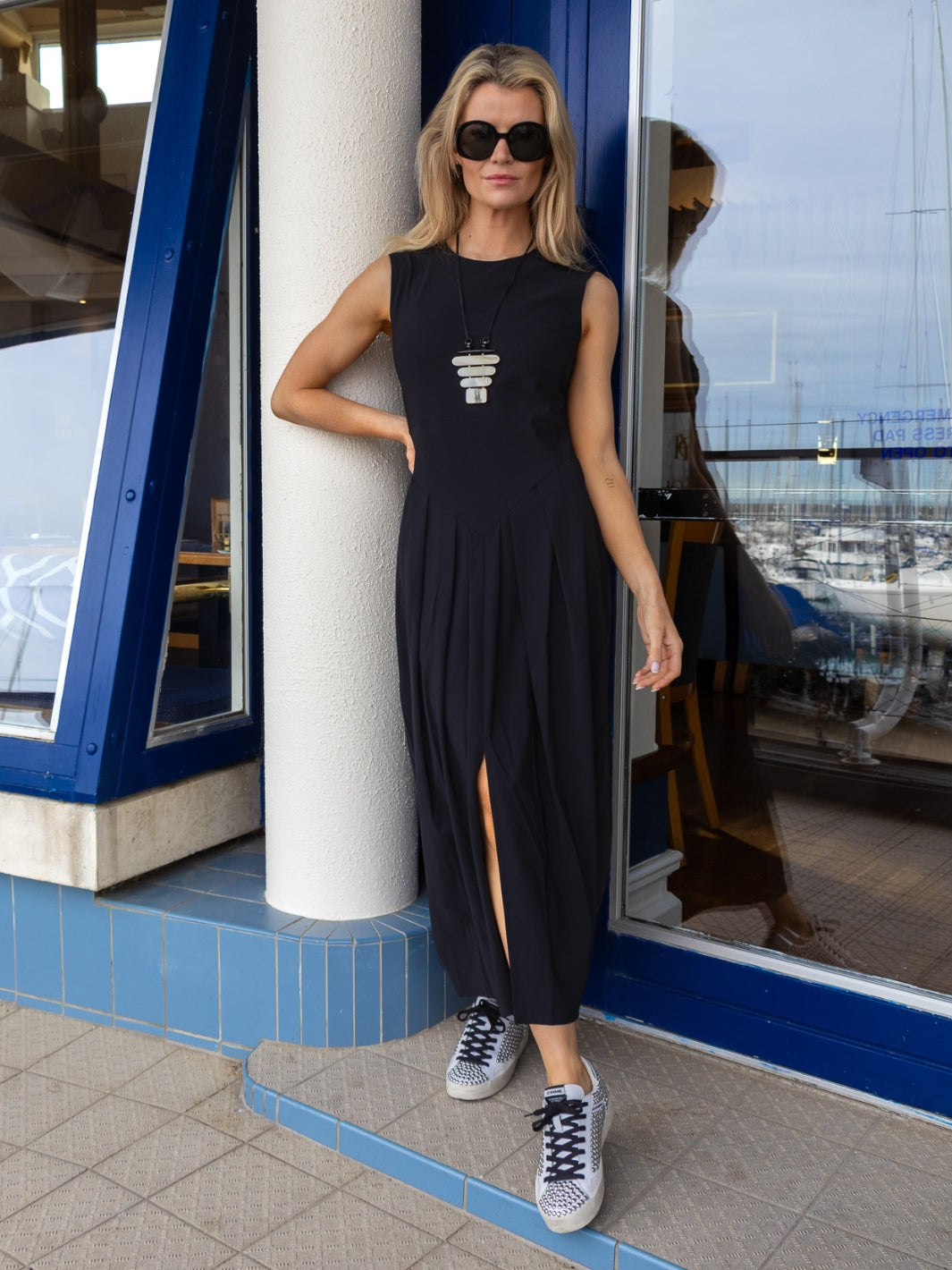 Jane Lushka Dress Jacklin Sleeveless Dress In Black From Jane Lushka