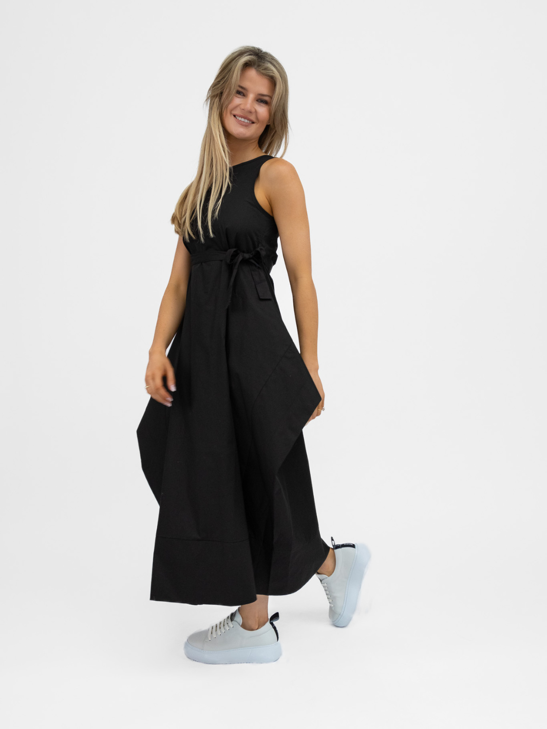 Jane Lushka Dress Poplin Dress In Black From Jane Lushka