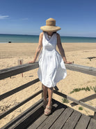 Jane Lushka Dress Satomi Tafeta Dress in White