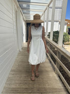 Jane Lushka Dress Satomi Tafeta Dress in White