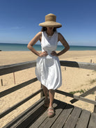 Jane Lushka Dress Satomi Tafeta Dress in White