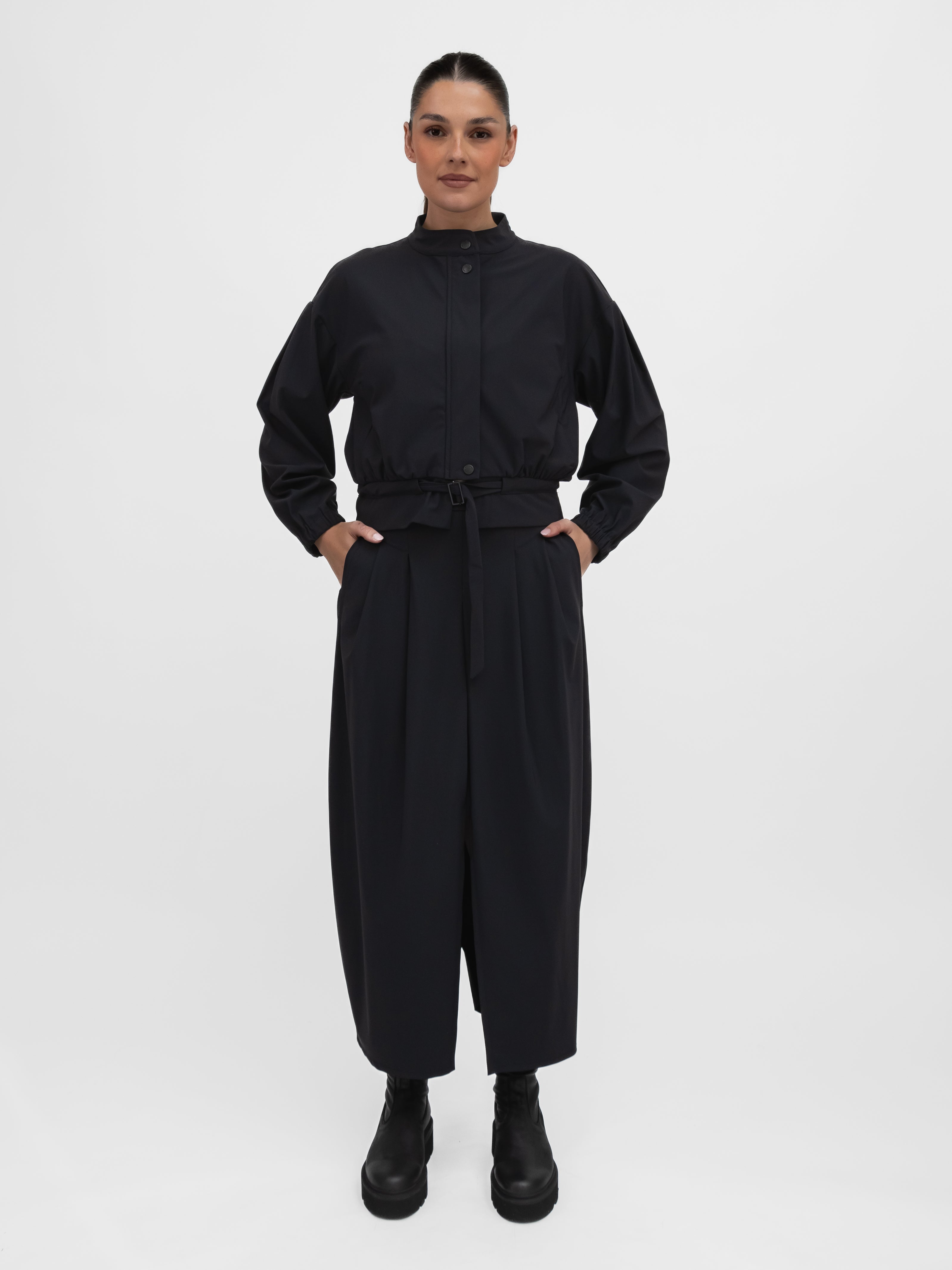 Jane Lushka Jacket Ian Jacket Technical Jersey in Black