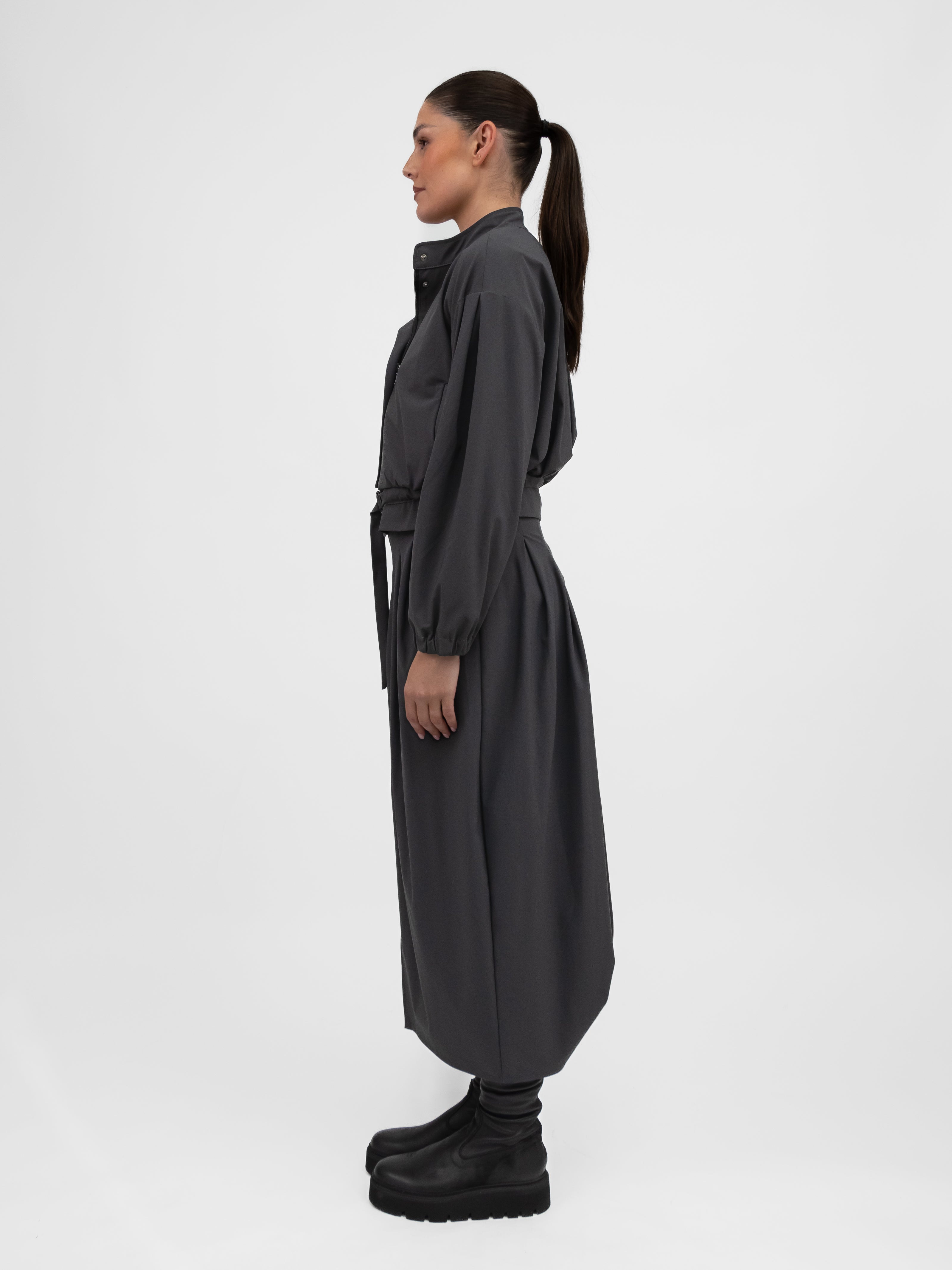 Jane Lushka Jacket Ian Jacket Technical Jersey in Grey