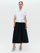 Jane Lushka Jacket Paola Poplin Jacket In White From Jane Lushka
