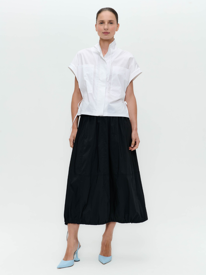 Jane Lushka Jacket Paola Poplin Jacket In White From Jane Lushka