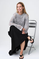 Jane Lushka Skirt Nell Skirt Technical Jersey in Black