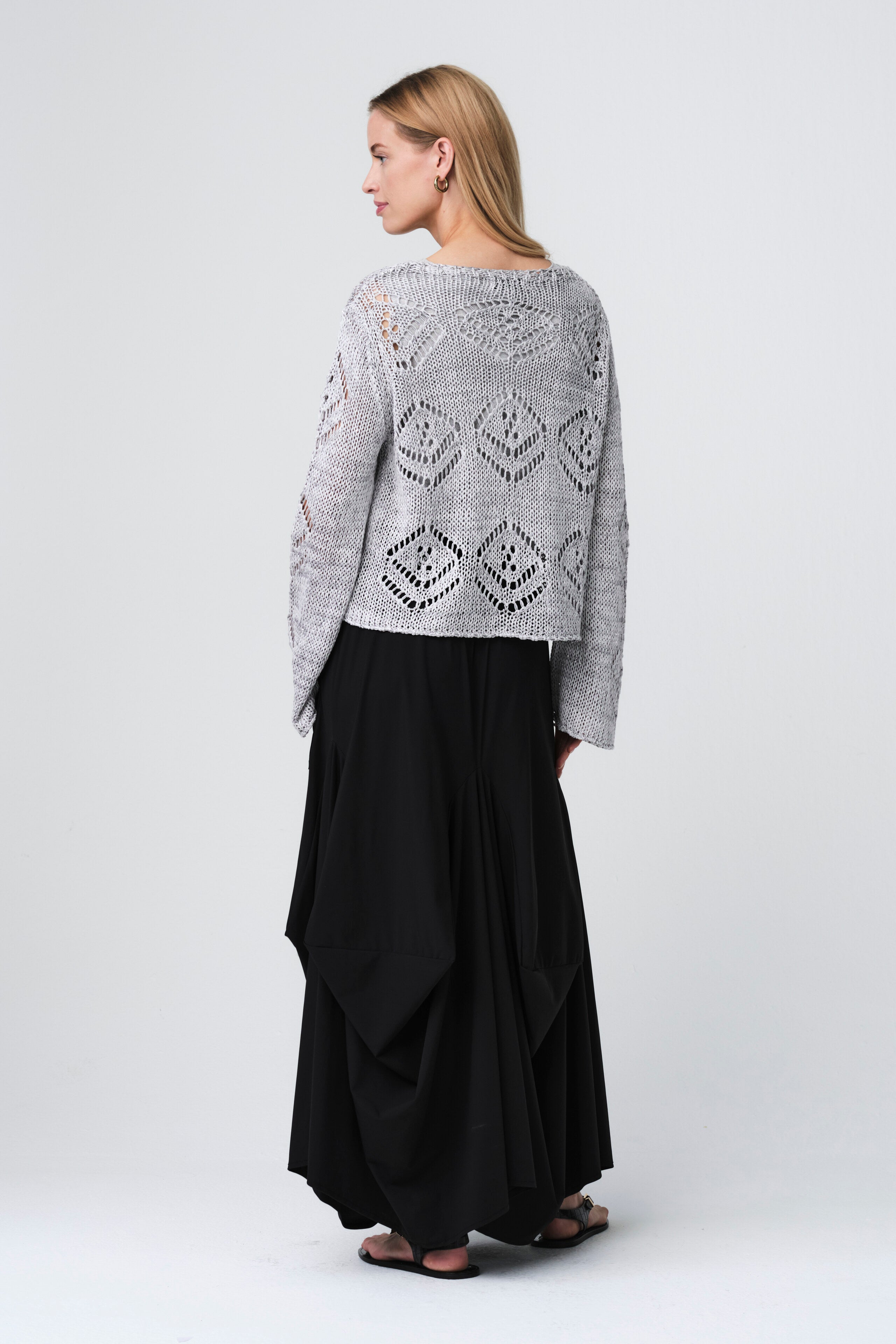 Jane Lushka Skirt Nell Skirt Technical Jersey in Black