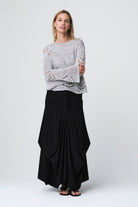 Jane Lushka Skirt Nell Skirt Technical Jersey in Black