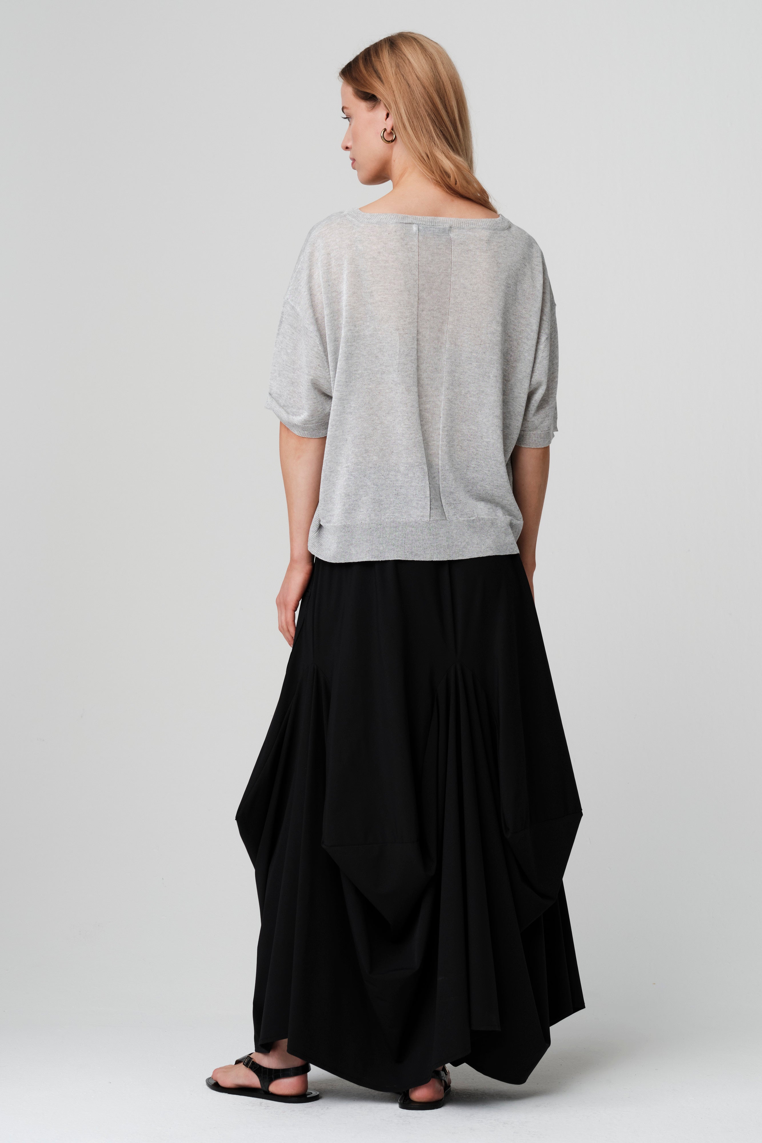 Jane Lushka Skirt Nell Skirt Technical Jersey in Black