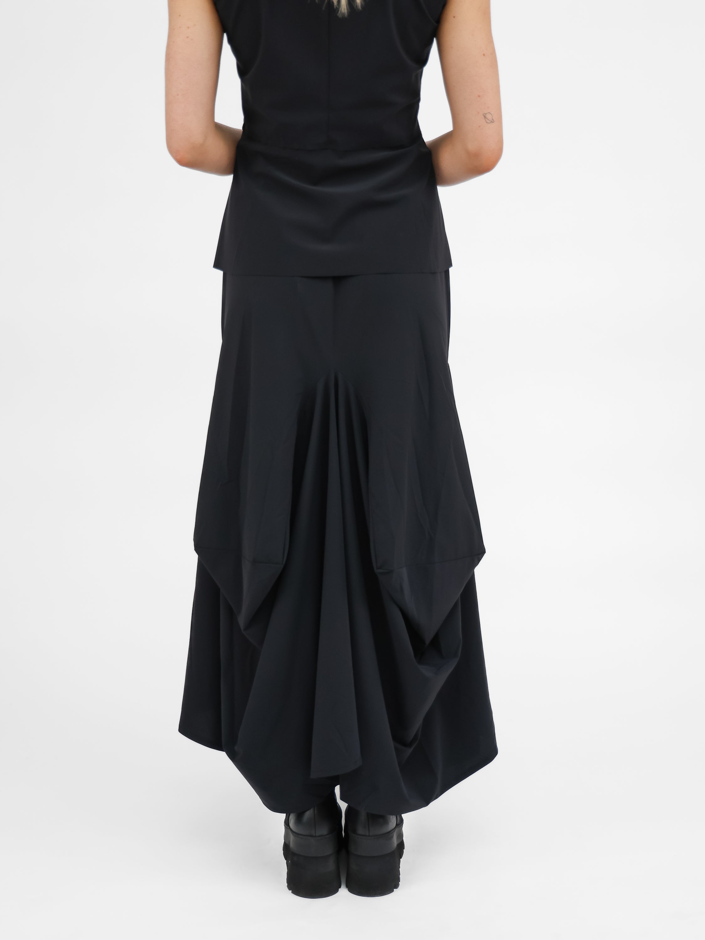 Jane Lushka Skirt Nell Skirt Technical Jersey in Black