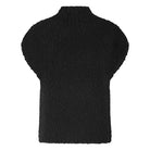Jane Lushka Tank Top Boucle Vest in Black