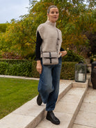 Jane Lushka Tank Top Boucle Vest in Off White