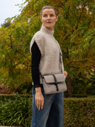 Jane Lushka Tank Top Boucle Vest in Off White