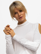 Jane Lushka Top Jane Lushka High Neck Top In White