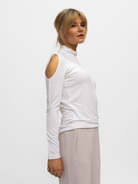 Jane Lushka Top Jane Lushka High Neck Top In White