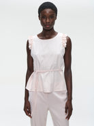 Jane Lushka Top Masako Viscose Mix Top in Pink