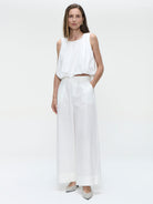 Jane Lushka Top Nori Cotton Top in Off White