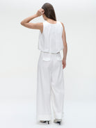 Jane Lushka Top Nori Cotton Top in Off White