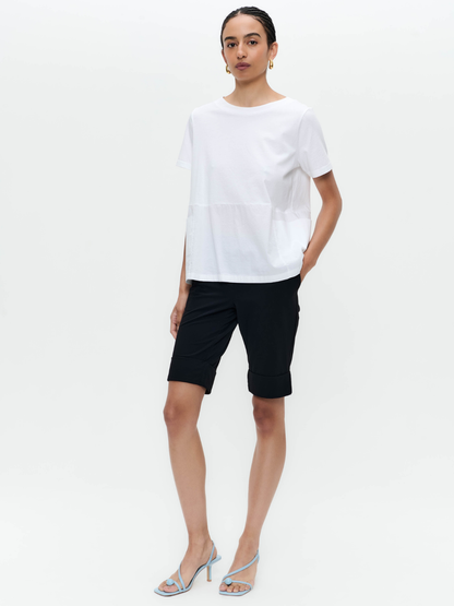 Jane Lushka Top Oversized Cotton Top In White From Jane Lushka