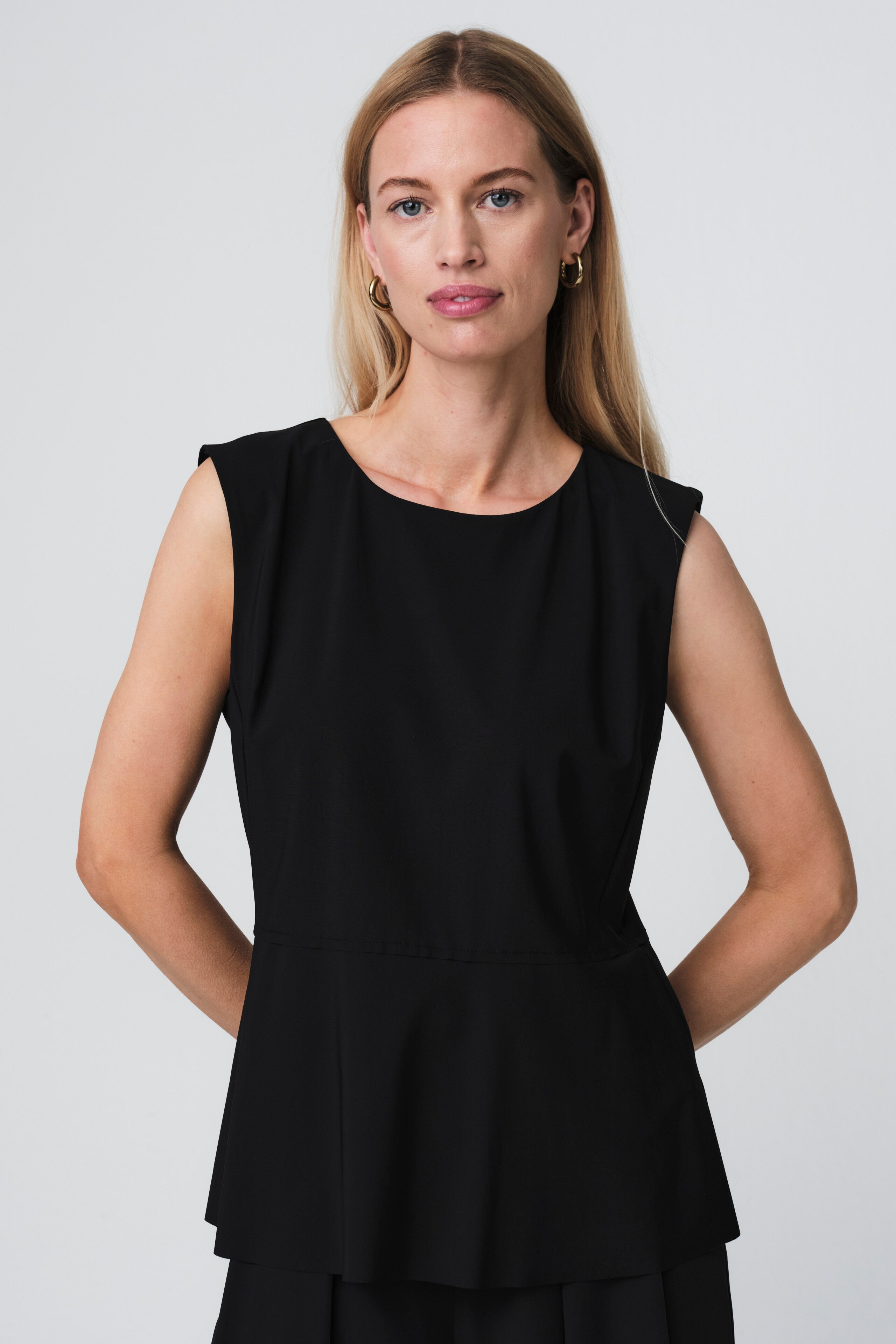 Jane Lushka Top Vespa Top Technical Jersey in Black