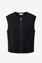 Jane Lushka Vest Ursula Vest Technical Jersey in Black