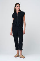 Jane Lushka Vest Ursula Vest Technical Jersey in Black