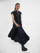 Jane Lushka Vest Ursula Vest Technical Jersey in Black