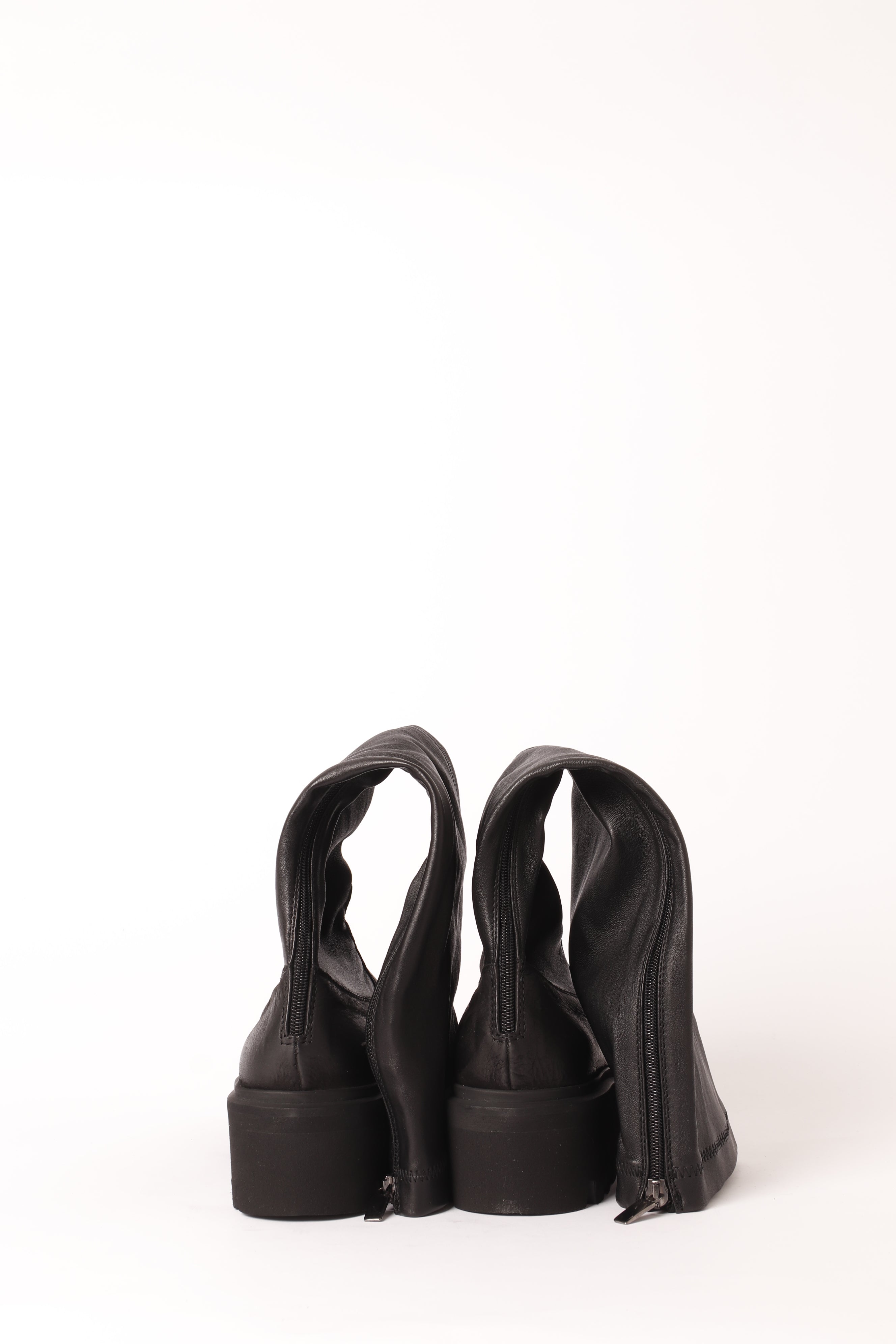 Lofina Boots Long Under-Knee Boots with Stretch Skin & Back Zipper