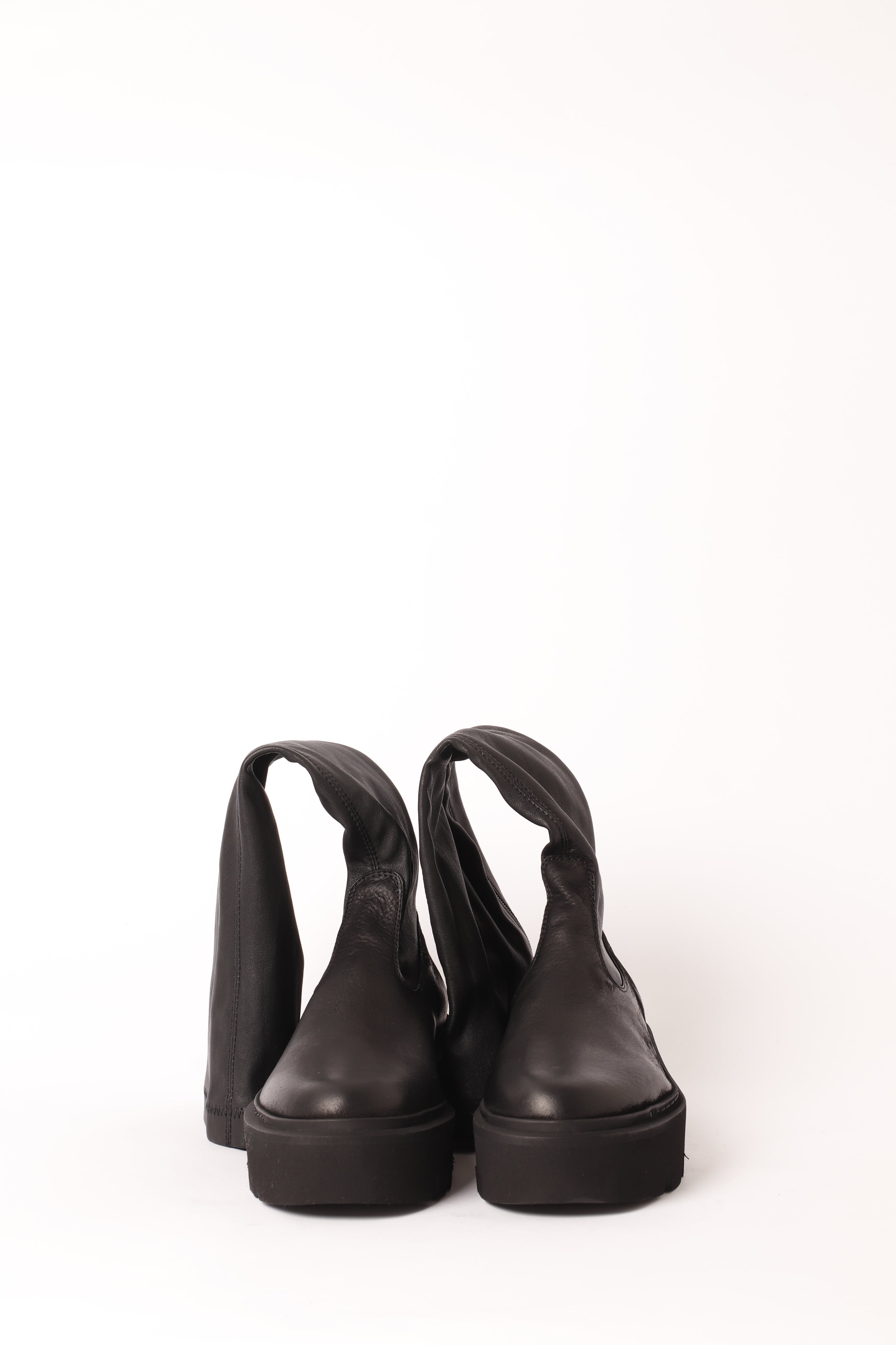 Lofina Boots Long Under-Knee Boots with Stretch Skin & Back Zipper