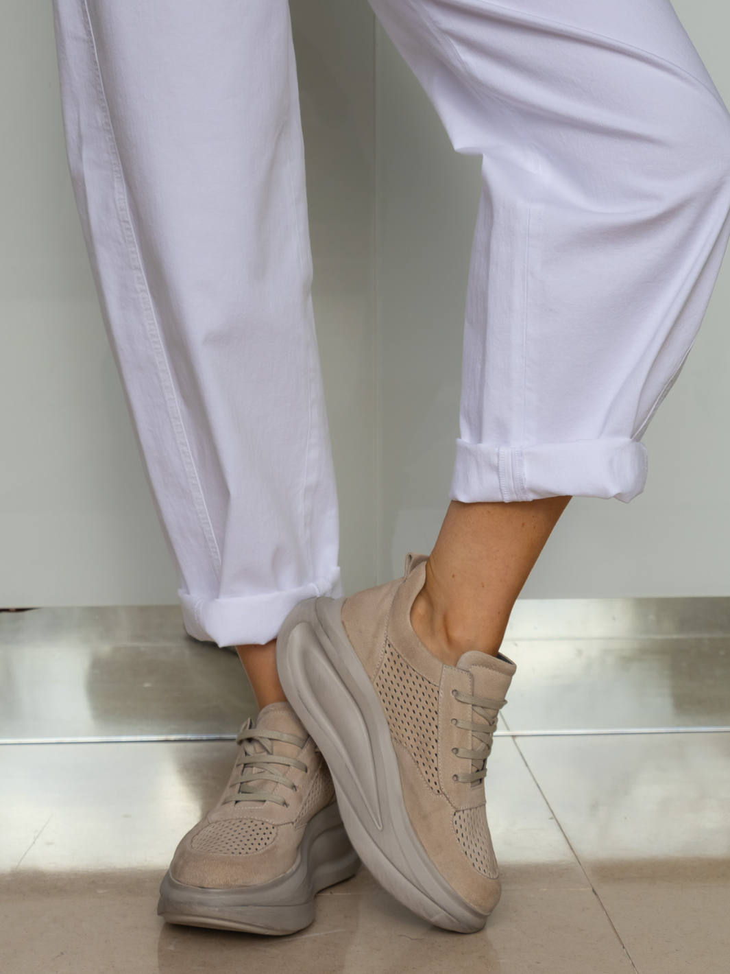 Lofina Shoes Sneakers In Sand From Lofina