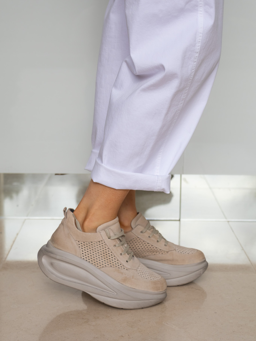 Lofina Shoes Sneakers In Sand From Lofina