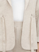 Majestic Filatures Jacket ⁠Belted Jacket in Ecru Marl