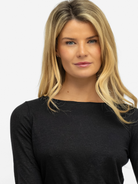 Majestic Filatures Top Bateau Top In Black From Majestic Filatures