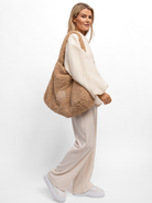 Nude of Scandinavia Bags One Size Nude of Scandinavia Handy Teddy Handbag in Beige