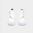Nude of Scandinavia Sneaker Hedda 001 Bianco Freddo Sneaker In Capricorno Leather
