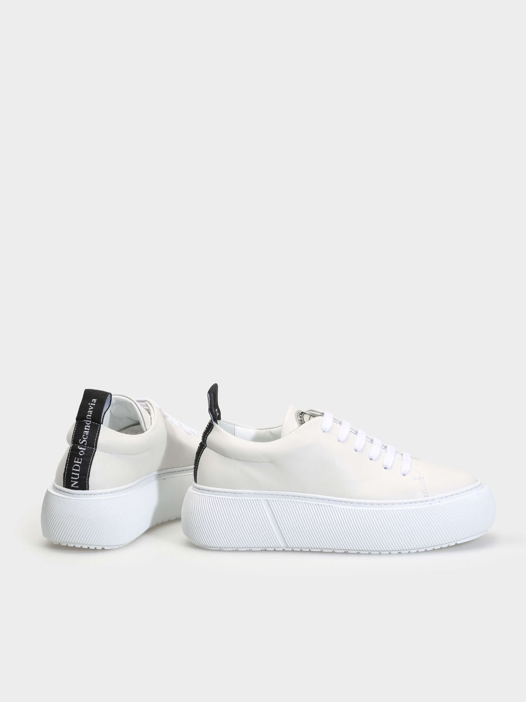 Nude of Scandinavia Sneakers Nude of Scandinavia Hedda Lace-Up Sneakers in White