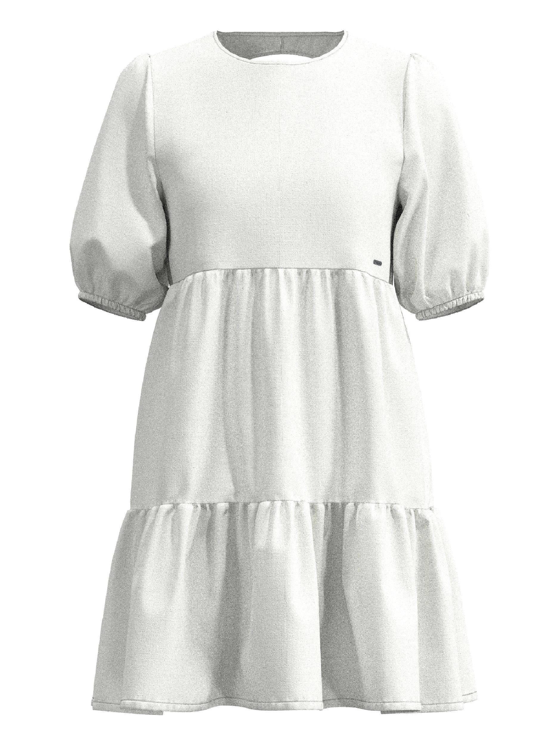 PEPE London Dress Pepe Bella Open Back Beach Dress in White