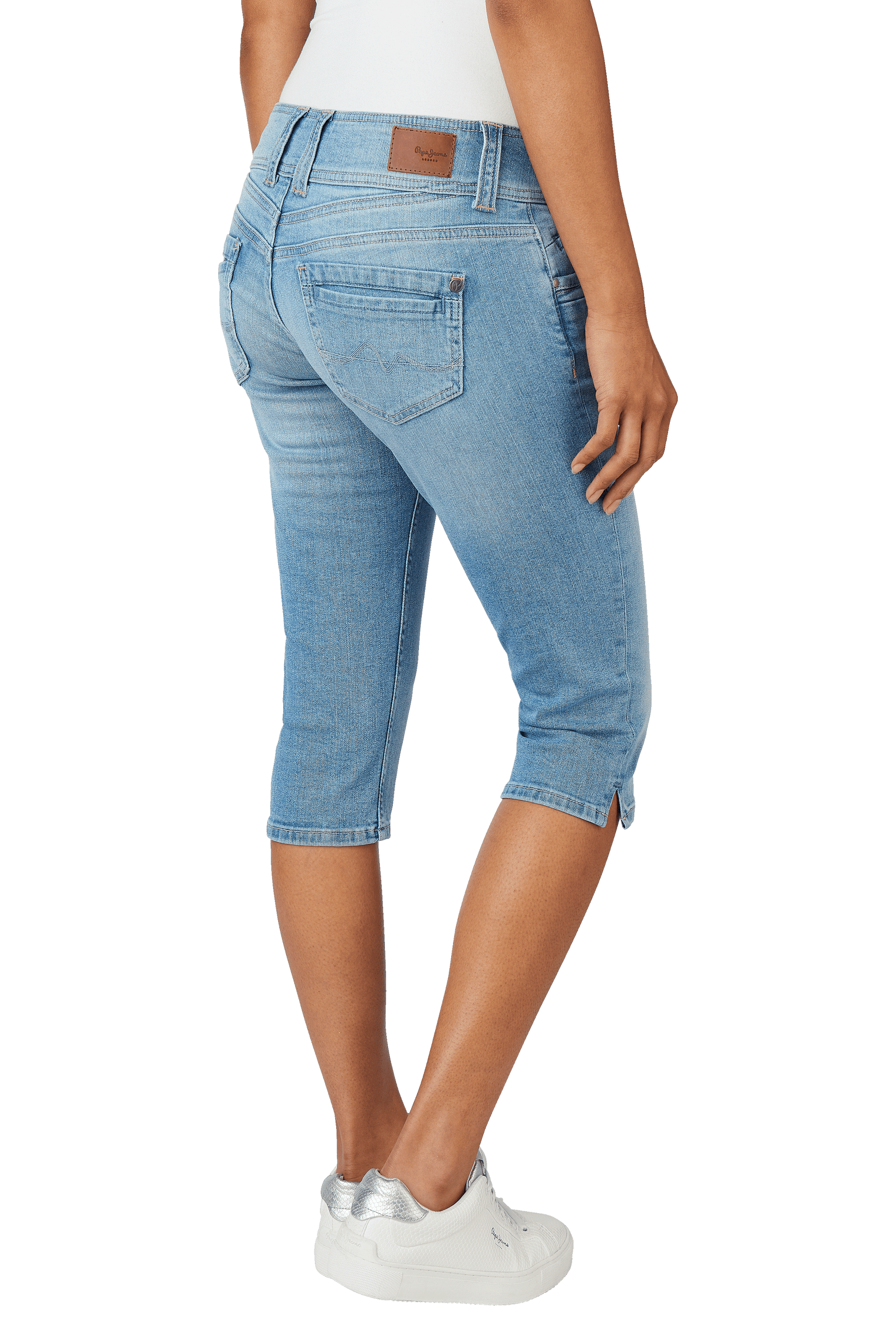 PEPE London Jeans Pepe Gen Crop Straight Leg Jeans