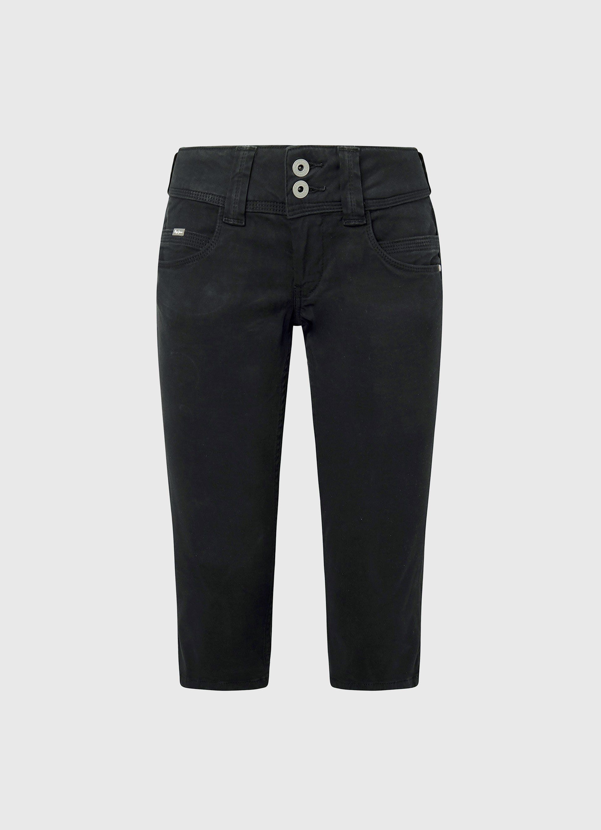 PEPE London Jeans Pepe Venus Crop Jeans in Black