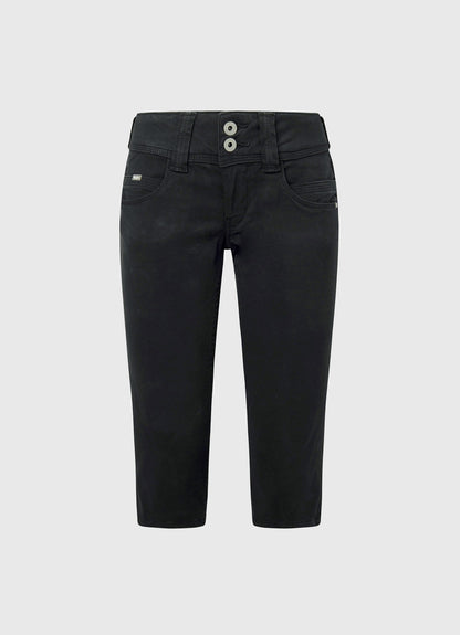 PEPE London Jeans Pepe Venus Crop Jeans in Black