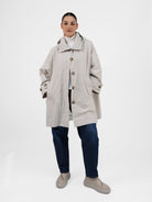 Prêt pour Partir Parkas Eva Cor Parka in Chalk