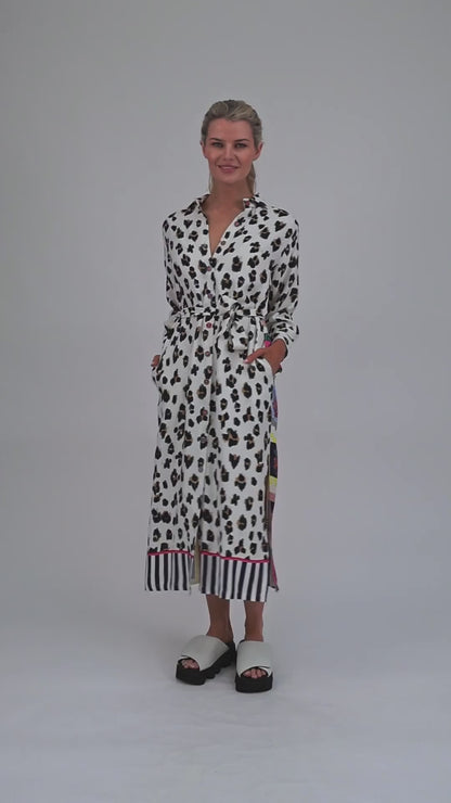 Leopard Print Midi Dress VELLO From Vilagallo